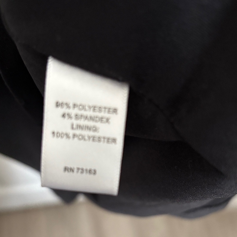 Spense Black Collared Button-Up Top - image 5